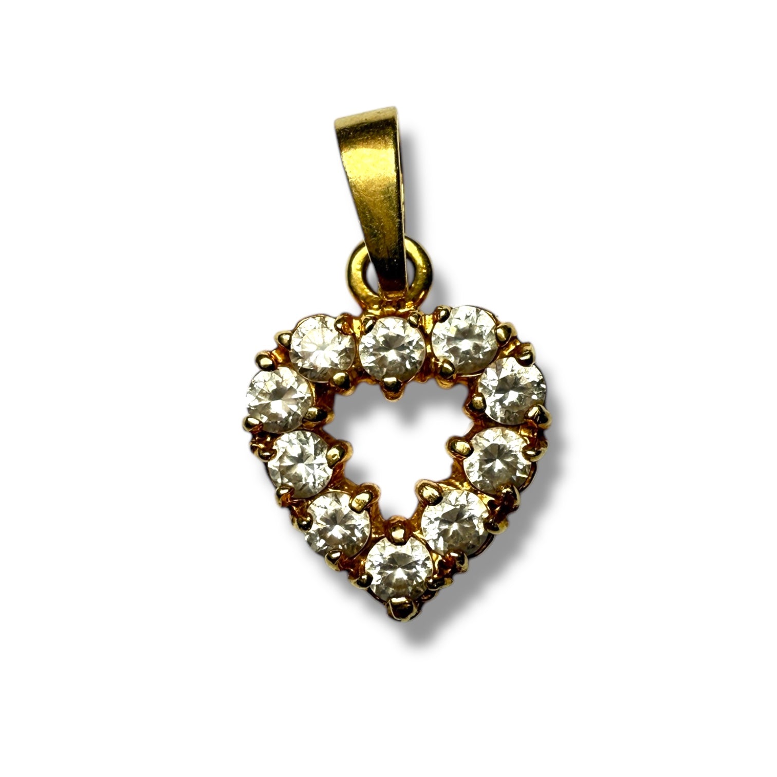 18k gold pendant
