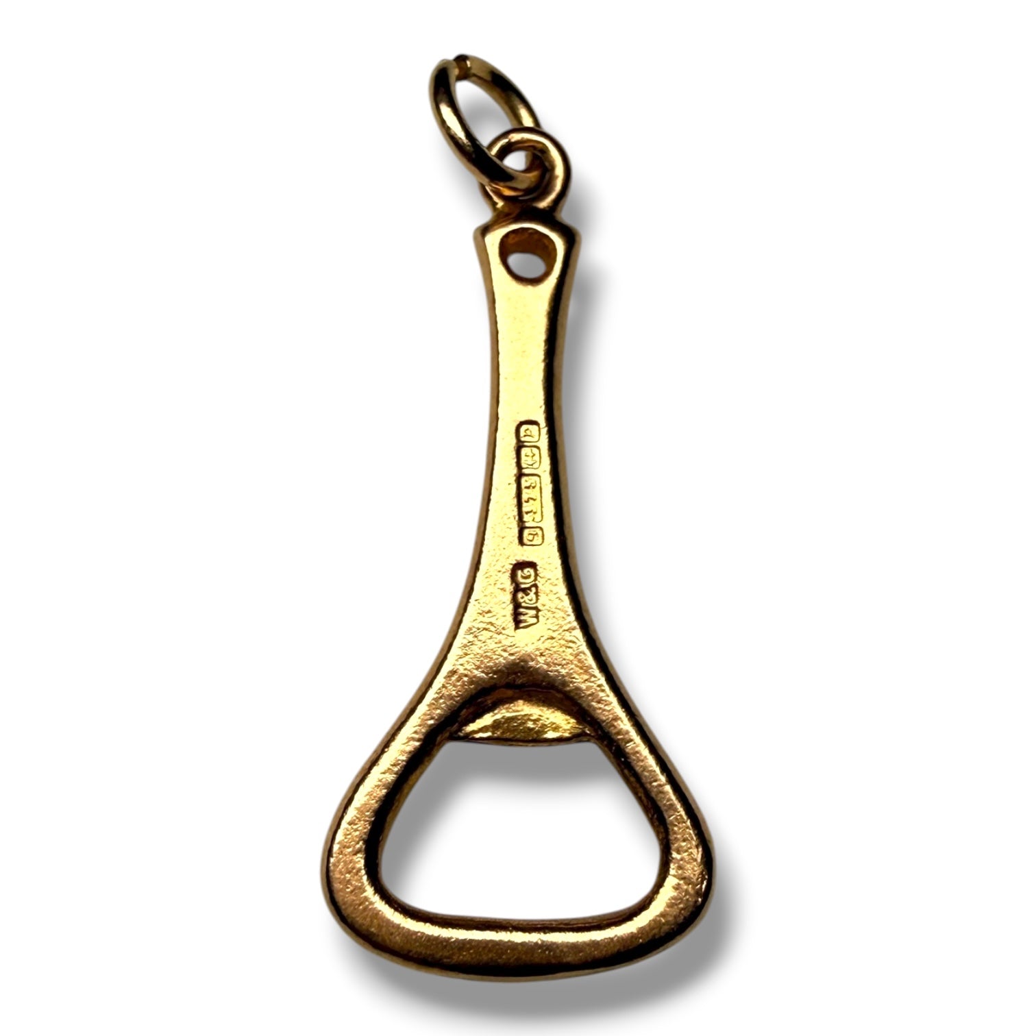 9k Gold Bottle Opener Pendant Charm – 1.4g