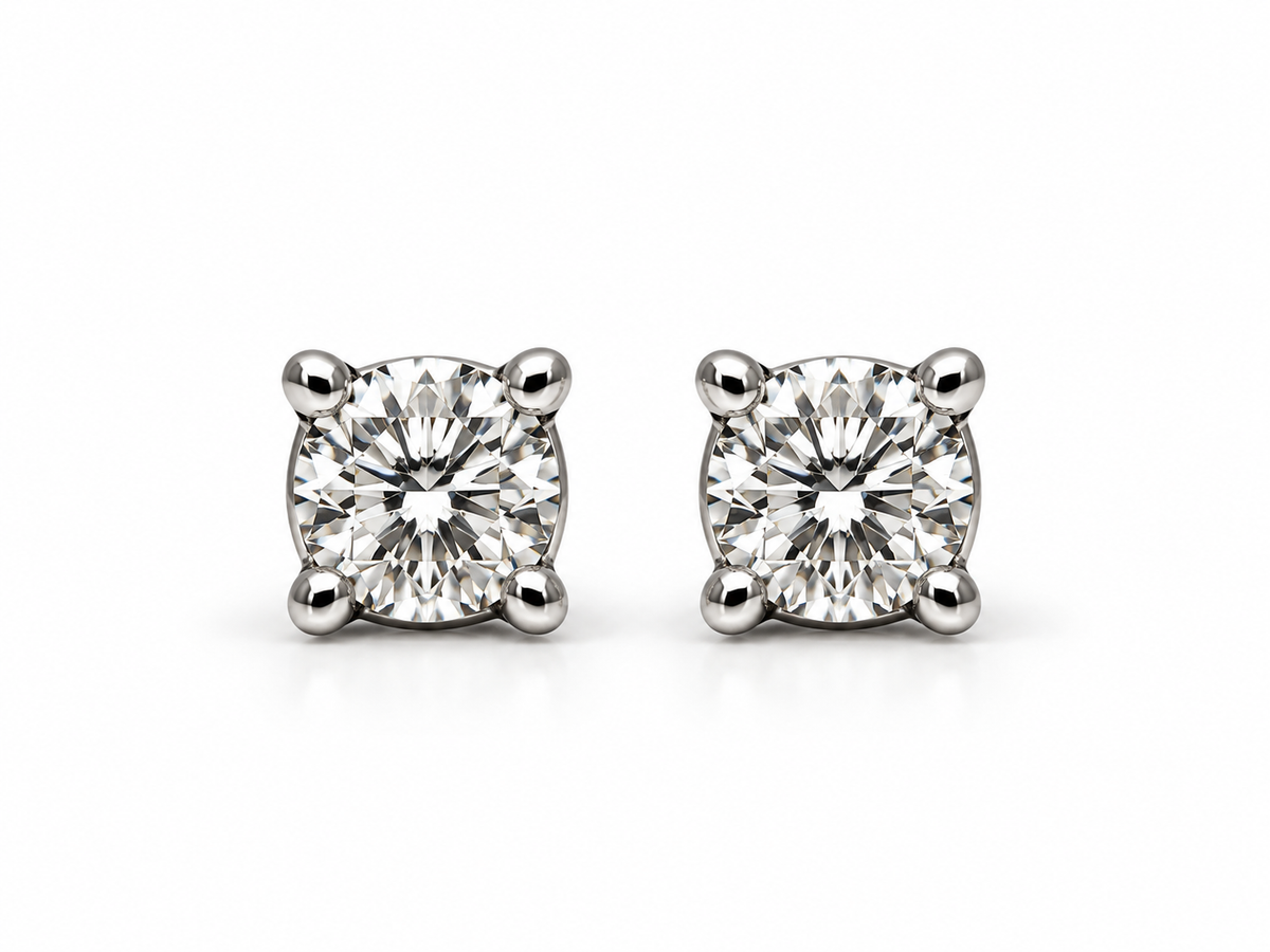 0.80ct Diamonds studs earring