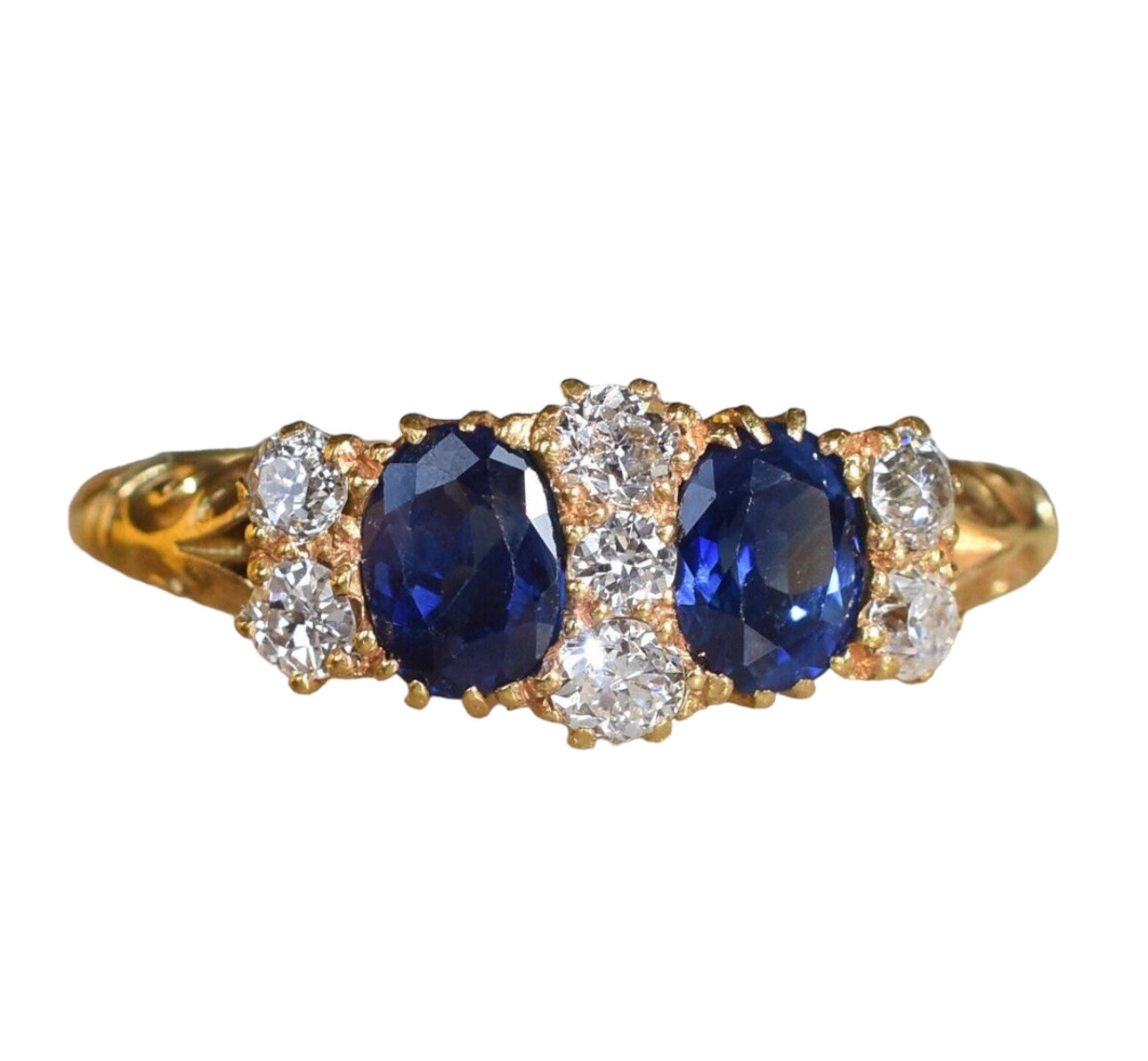 Sapphire and Diamond Ring