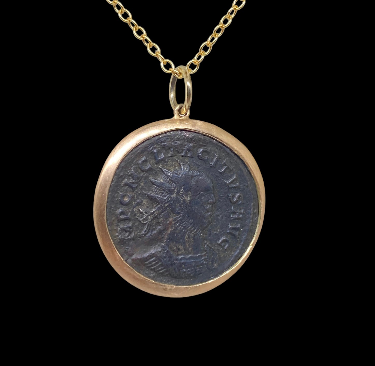 Roman coin antique (275-276 Rome   imperatore Tacitus)