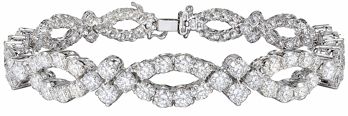 Bracelet vintage en diamants – env. 11,00 carats