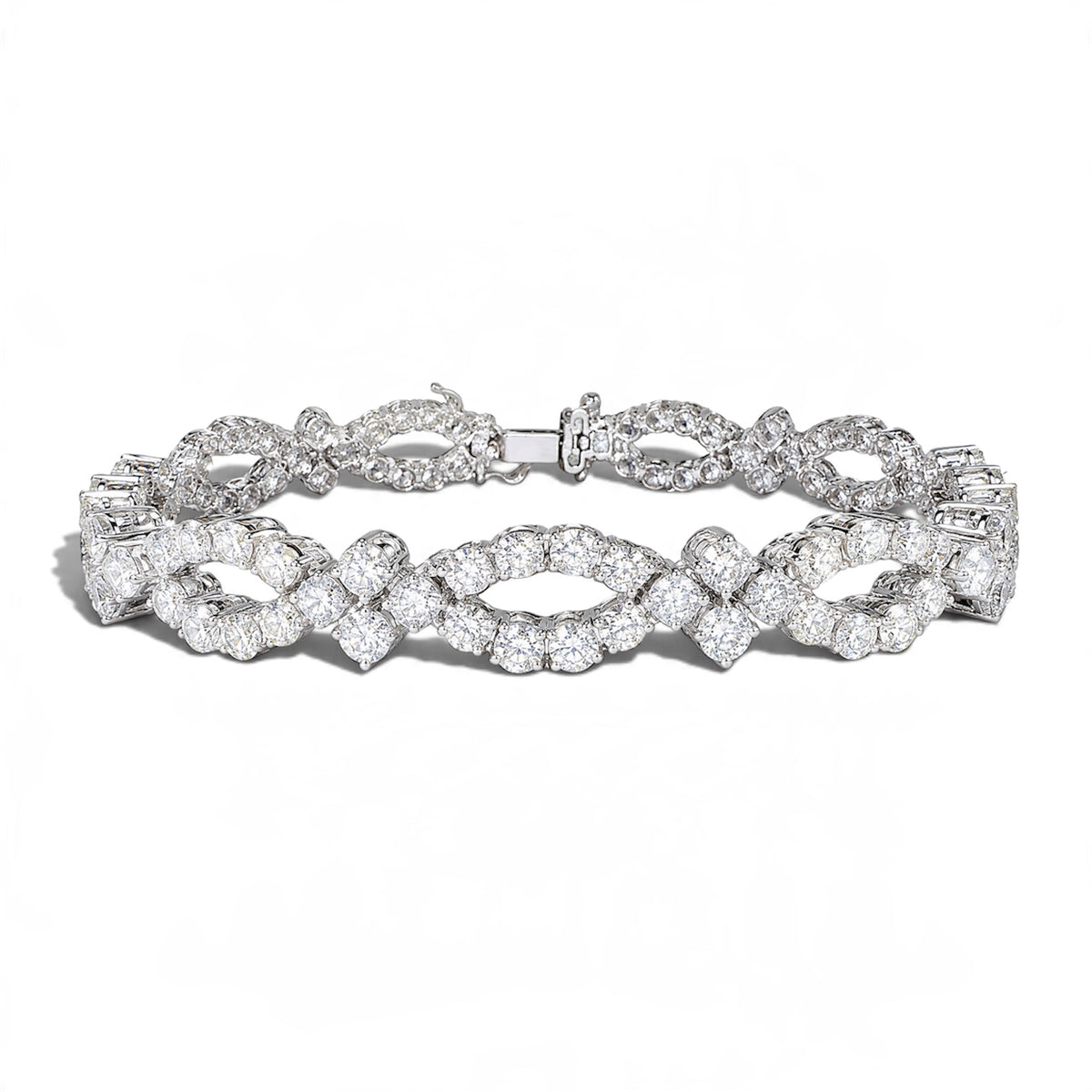 Bracelet vintage en diamants – env. 11,00 carats