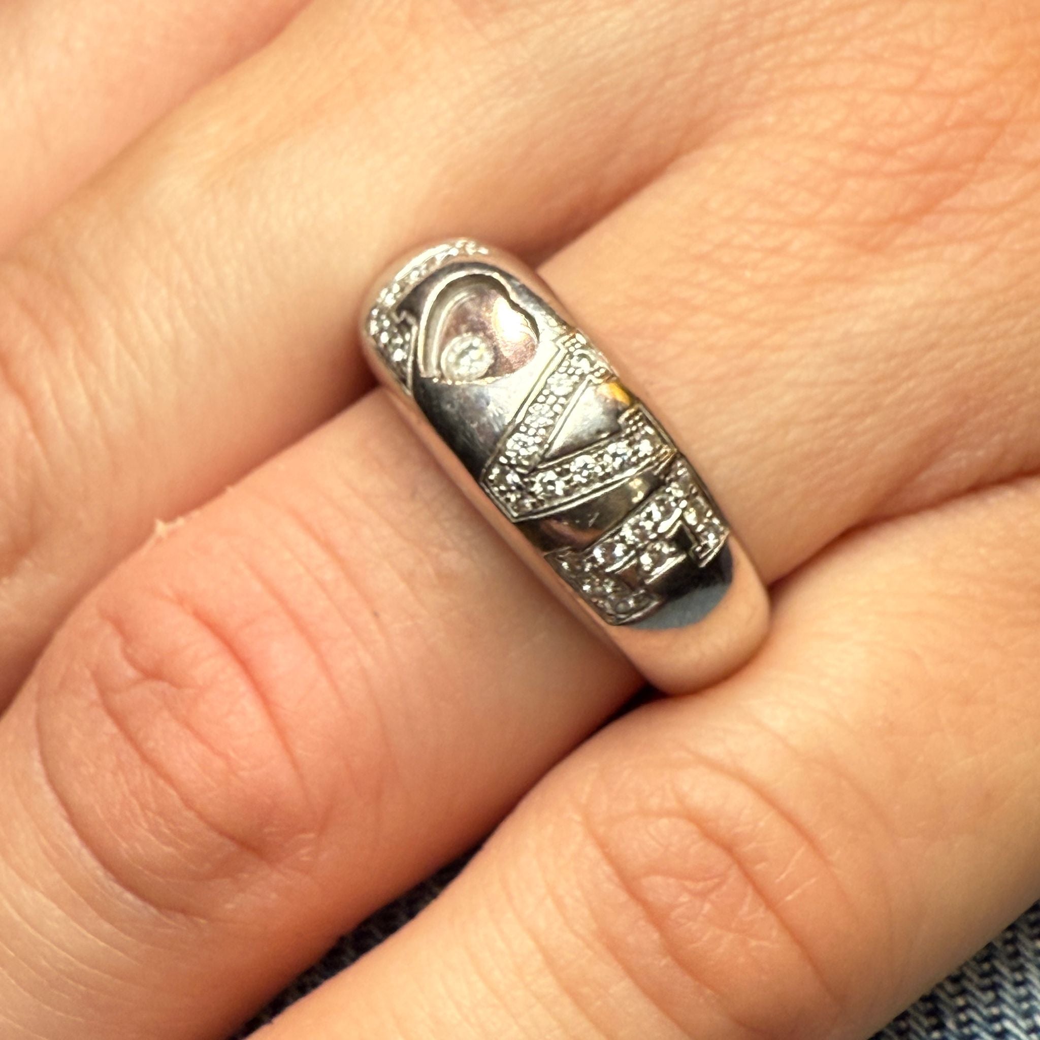 Chopard happy diamond ring