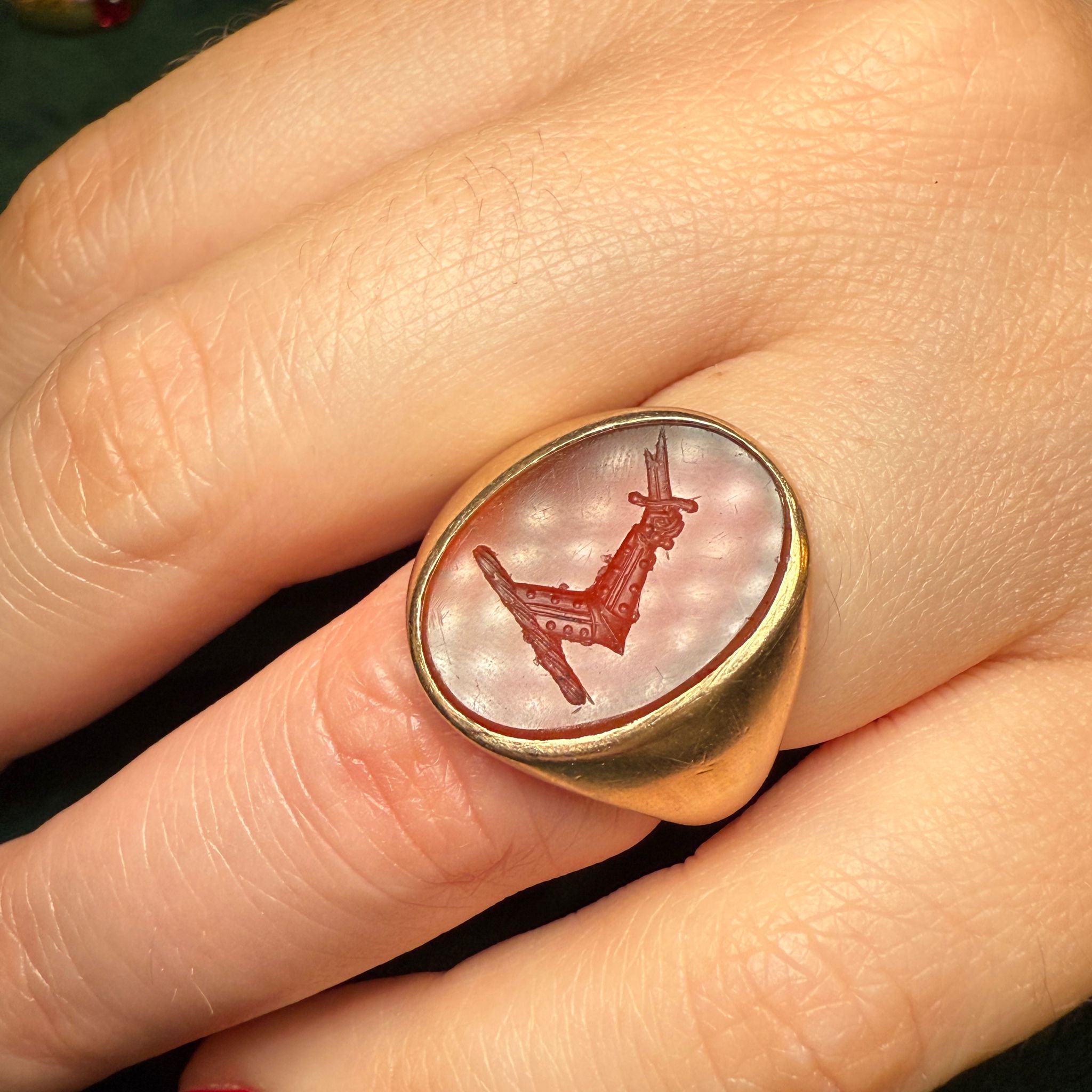 Signet ring 10k gold