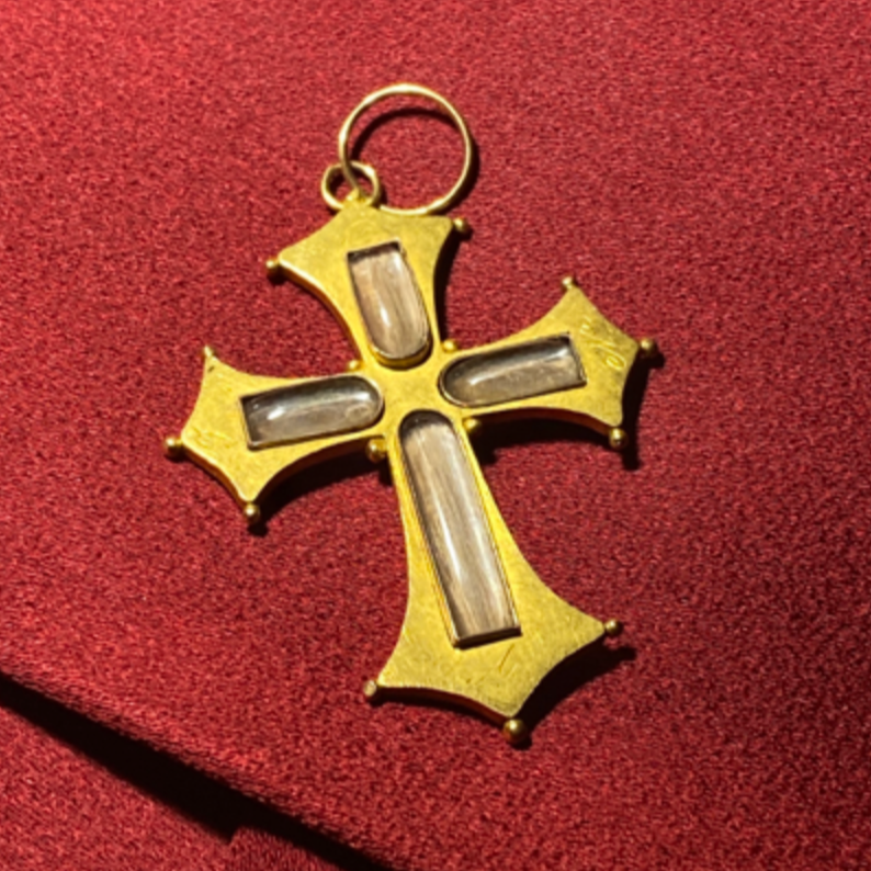 Antique Gold Cross Pendant